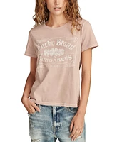 Lucky Brand Women's Cotton Graphic Crewneck Tee