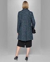 Karl Lagerfeld Paris Women's Tweed Topper Jacket