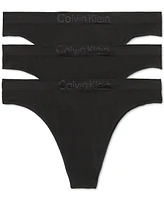 Calvin Klein Women's Mid-Rise Thong - 3 Pack