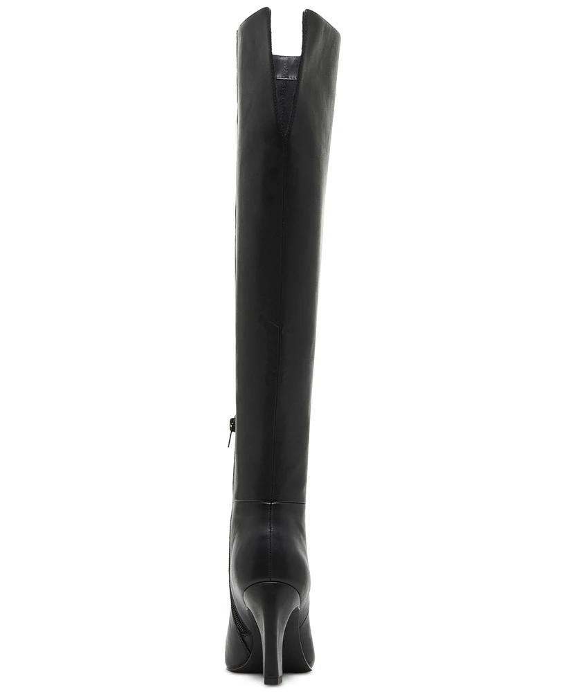 Madden Girl Sizzlee Wide-Calf Over-The-Knee High-Heel Dress Boots