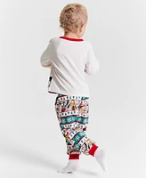 Mickey Mouse Toddler Boy Holiday Long Sleeve Leg 2-Piece Set