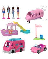 Barbie Mini BarbieLand 4-Pack Doll Vehicle Set