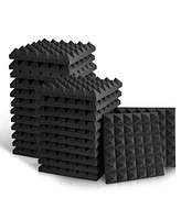 Fstop Labs Fstop Soundproof Acoustic Foam Panels Wedge Tiles 12"x12"x2" - 12 Pack