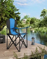 Slickblue Heavy-Duty Folding Camping Chair with 551 lb Max Capacity