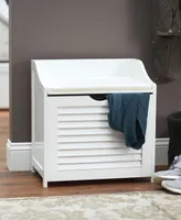 Household Essentials Single-Load Cabinet Hamper Seat