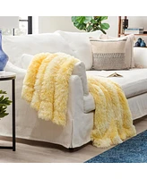 Chanasya Premium Wolf Faux-Fur Fuzzy Throw, 50" x 60"