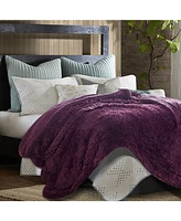 Chanasya Premium Solid Faux Long Fur Throw Blanket - Soft