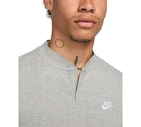 Nike Club Men's Relaxed Fit Long Sleeve Henley