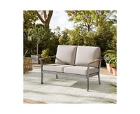 Slickblue Modern 2-Seat Loveseat Sofa – Stylish & Comfortable Upholstery