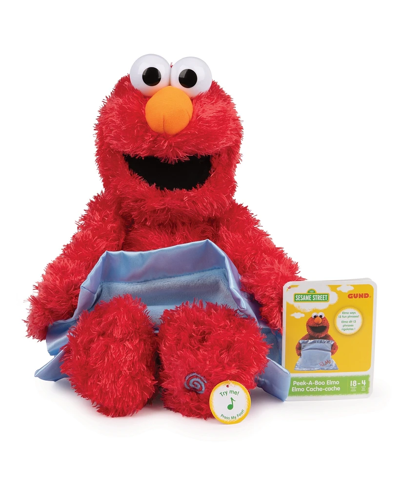 Sesame Street Peek-a-Boo Elmo Animated Plush