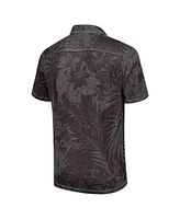 Tommy Bahama Men's Black Detroit Lions Big Tall Santiago Paradise Polo