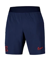 Nike Men's Navy Illinois Fighting Illini 2024/25 Sideline Performance Woven Shorts