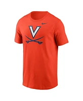 Nike Men's Orange Virginia Cavaliers Logo T-Shirt