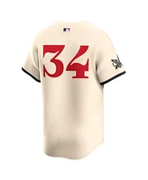 Nike Men's Nolan Ryan Natural Texas Rangers City Connect Limited Player Jersey