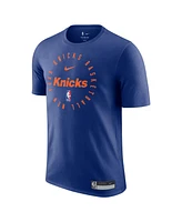 Nike Men's Blue New York Knicks 2024/25 Legend On-Court Practice Performance T-Shirt