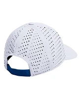 Adidas Men's White Kansas Jayhawks Locker Room Perforated Adjustable Hat