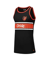 New Era Men's Black Baltimore Orioles Jersey Ringer Tank Top