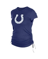 New Era Women's Royal Indianapolis Colts Ruched Side T-Shirt