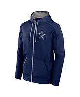 Fanatics Men's Navy Dallas Cowboys Defender Full-Zip Hoodie