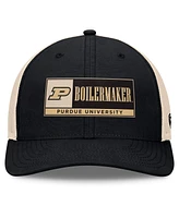 Top of the World Men's Black/Natural Purdue Boilermakers Bennett Trucker Adjustable Hat