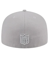 New Era Men's Gray Carolina Panthers Color Pack 59FIFTY Fitted Hat