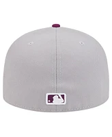 New Era Men's Gray/Purple San Francisco Giants Two-Tone Color Pack 59FIFTY Fitted Hat