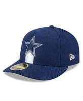 New Era Men's Navy Dallas Cowboys 2024 Sideline Low Profile 59FIFTY Fitted Hat