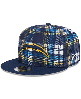 New Era Men's Navy Los Angeles Chargers 2024 Sideline Statement 9FIFTY Snapback Hat