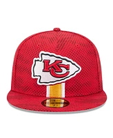 New Era Men's Red Kansas City Chiefs 2024 Sideline 59FIFTY Fitted Hat