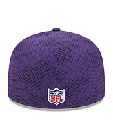 New Era Men's Purple Minnesota Vikings 2024 Sideline 59FIFTY Fitted Hat