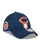 New Era Men's Navy Chicago Bears 2024 Sideline 39THIRTY Flex Hat