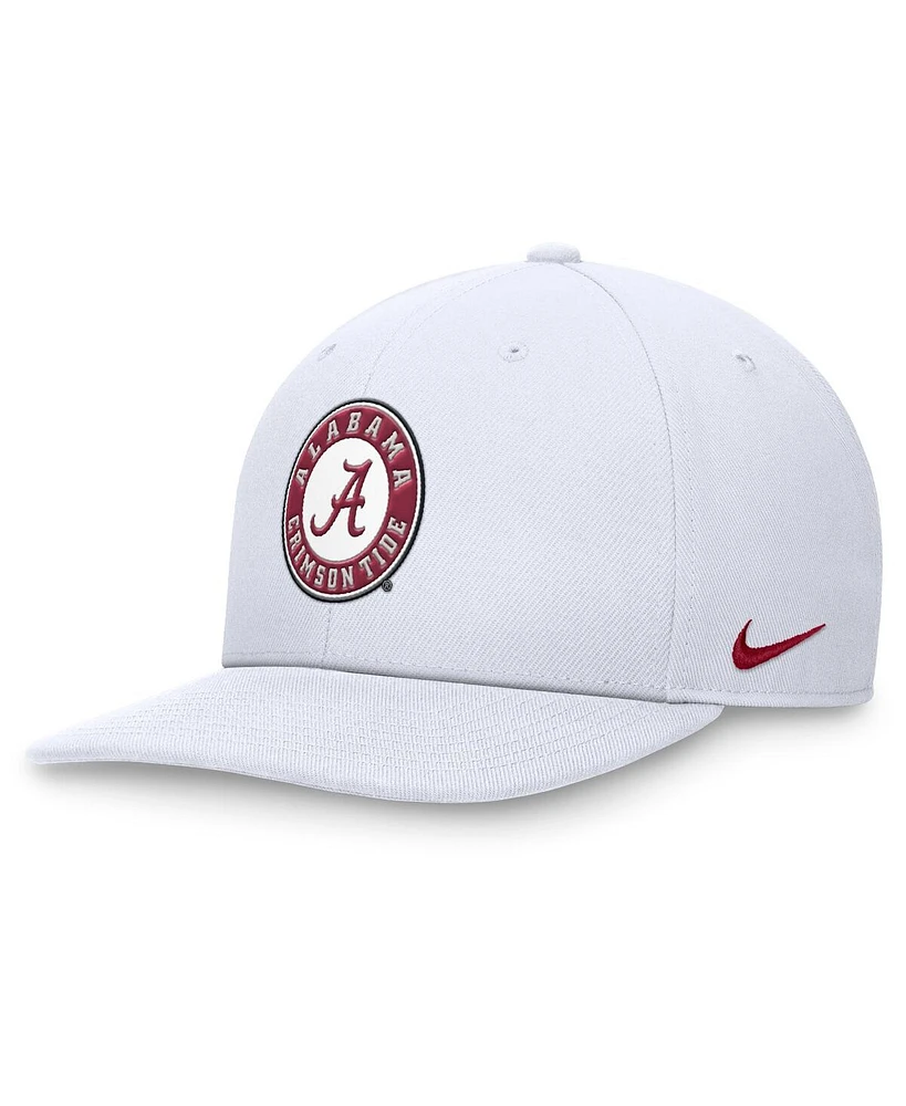 Nike Men's White Alabama Crimson Tide Primetime Pro Snapback Hat