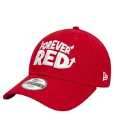 New Era Big Boys and Girls Red Manchester United Forever Red 9FORTY Adjustable Hat