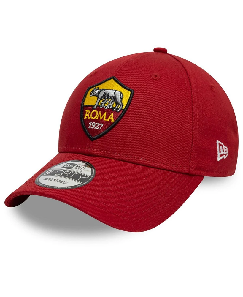 New Era Men's Red As Roma Core 9FORTY Adjustable Hat