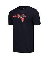 New Era Men's Navy England Patriots Camo Logo T-Shirt