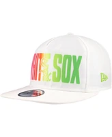 New Era Men's White Chicago White Sox Spring Spectrum Golfer Snapback Hat