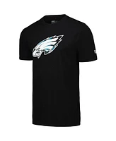 New Era Men's Black Philadelphia Eagles Camo Logo T-Shirt