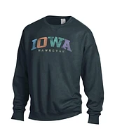 Comfortwash Men's and Women's Gray Iowa Hawkeyes Oversized Pullover Sweatshirt