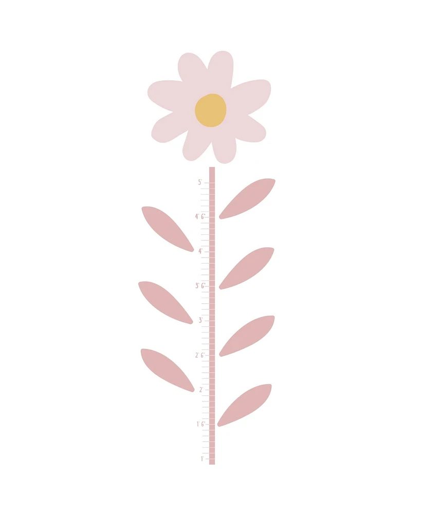 Lambs & Ivy Daisy Dreams Flower Growth Chart Wall Decals/Stickers