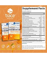 Trace Minerals Power Pak Sugar Free Electrolyte Powder Packets | 1200 mg Vitamin C, Zinc, Magnesium | Boost Immunity, Hydration and Natural Energy | K