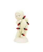 Department 56 Snowbabies Wrapped in Christmas Spirit Figurine, Exclusively Design for Macy's