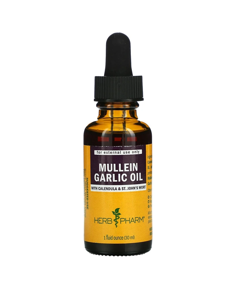 Herb Pharm Mullein Garlic Oil with Calendula & St. John's Wort