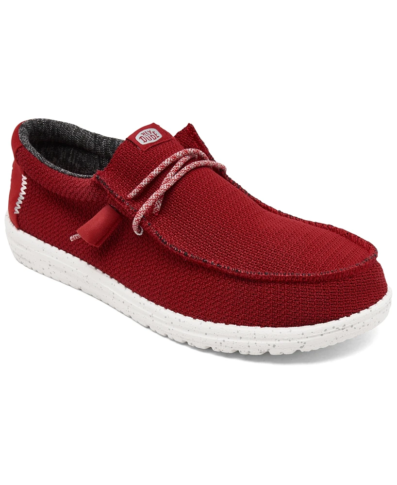 Hey Dude Men's Wally Sport Mesh Casual Moccasin Sneakers from Finish Line