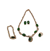 Sohi Women's Oval Jewellery Set