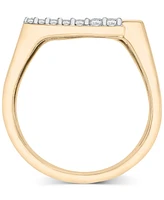 Wrapped Diamond MultiRow Wrap Ring (1/4 ct. t.w.) in 10k Gold, Created for Macy's