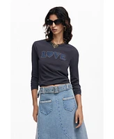 Desigual Women's Love T-shirt