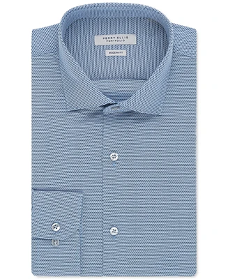 Perry Ellis Men's Modern-Fit Sycamore Dobby Dress Shirt