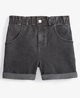 Epic Threads Little & Big Girls Hamlet Paperbag-Waist Denim Shorts, Exclusively at Macy's