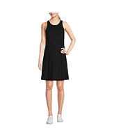 Lands' End Women's High Impact Crew Neck Active Dress