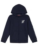 Tommy Hilfiger Toddler and Little Girls Fleece Zip Hoodie